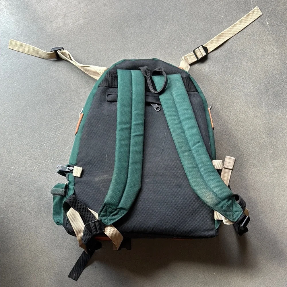 Vintage Canon Camera Professional - Canvas Travel Backpack Green